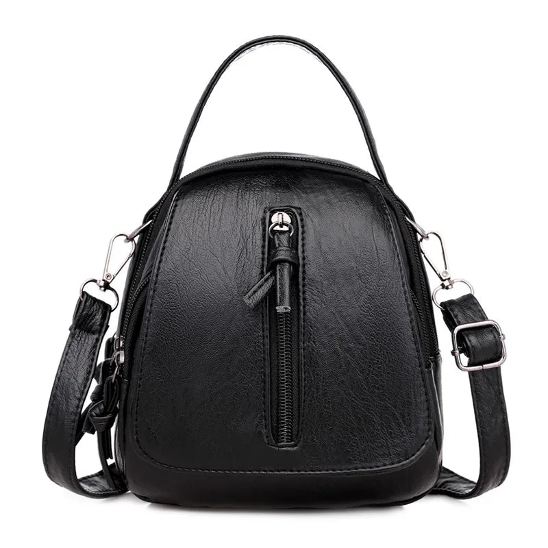 Vintage Soft Women Shoulder Bags Mini Top Handle Bags Crossbody Bags