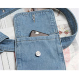 Denim Waist Bag Women Fanny Pack Adjustable Belt Female Phone Pouch Hip Pack