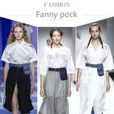 Denim Waist Bag Women Fanny Pack Adjustable Belt Female Phone Pouch Hip Pack