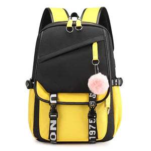 Water Resistant Durable School Backpack for High School Girls