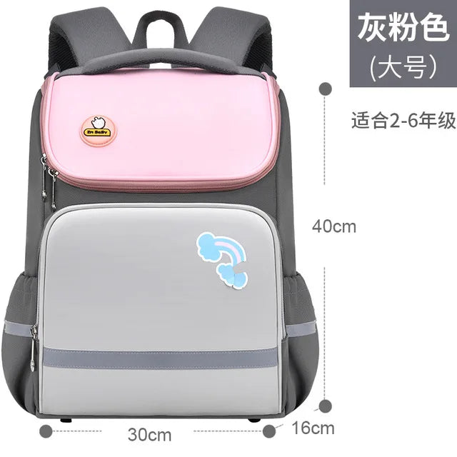 Waterproof Children School Bags For Girls Boys Kids Orthopedic School Backpack