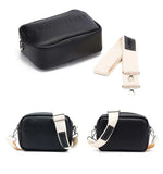 Wide Strap Mini Leather Shoulder Bag Women Messenger Bags Female Small Square Ba
