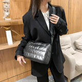 Winter Ladies Down Bag Large Capacity Space Cotton Crossbody Bags For Women