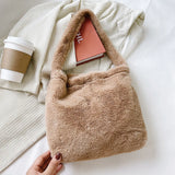Winter Love Heart Print Bags Leopard Print Tote Bag