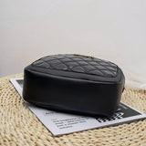 Winter PU Handbags Wild Rhombus Women's Shoulder Bag Girls Messenger Bag