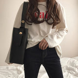 Winter Bucket Bag for Women PU Leather Shoulder Bag Large Capacity Crossbody Sho