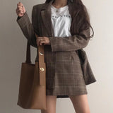 Winter Bucket Bag for Women PU Leather Shoulder Bag Large Capacity Crossbody Sho