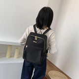 Women Backpacks Lightweight High Capacity Solid Harajuku Outdoor Shopping