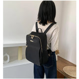 Women Backpacks Lightweight High Capacity Solid Harajuku Outdoor Shopping