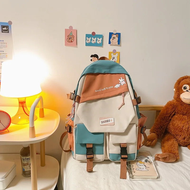 Candy Color Mini Backpack Lightweight Waterproof Outdoor Bag