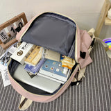 Women Backpack Canvas School Book Bag Large Capacity Rucksack