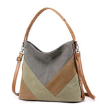 Canvas Shoulder Bag Women's Messenger Clutch Purse