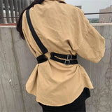 One Shoulder Bandage Waist Bag Hip Hop Tactical Crossbody Chest Bags