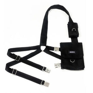 One Shoulder Bandage Waist Bag Hip Hop Tactical Crossbody Chest Bags