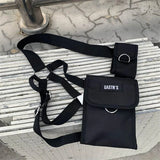 One Shoulder Bandage Waist Bag Hip Hop Tactical Crossbody Chest Bags