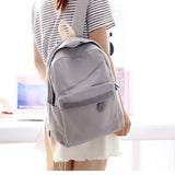 Canvas Backpacks Boys Shoulder School Bag Rucksack for Girls Travel Pack