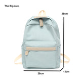 Canvas Backpacks Boys Shoulder School Bag Rucksack for Girls Travel Pack
