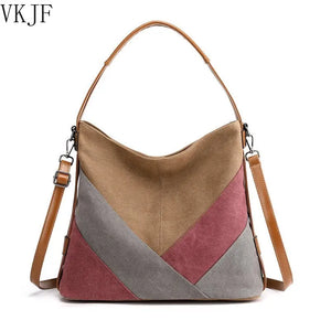 Canvas Handbag Shoulder Bags Women's Messenger Bag Casual Clutch Purse