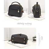 Small Women Leather Handbag Flap Crossbody Messenger Bag