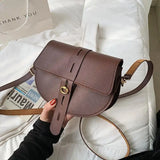 Women Shoulder Bags Classic PU Leather Handbag Female Retro Crossbody Bag