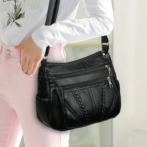 Women Messenger Bag Square Crossbody Bag Shopping Hand Purse
