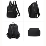 Women Oxford Cloth Backpack College Student School Backpack