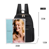 Women Oxford Cloth Backpack College Student School Backpack