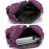 Waterproof Nylon Oxford Crossbody Bag Large Capacity Travel Bags