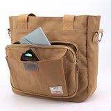 Women Nylon Tote Shoulder Crossbody Bag Retro Solid