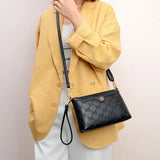 Women Small Satchel Shoulder Bag Flap Mini Clutch Phone Money Pack