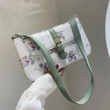 Elephant Flap Leather Shoulder Bag Crossbody Bags