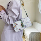 Elephant Flap Leather Shoulder Bag Crossbody Bags