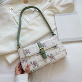 Elephant Flap Leather Shoulder Bag Crossbody Bags