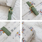 Elephant Flap Leather Shoulder Bag Crossbody Bags