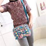 Canvas Shoulder Diagonal Small Square Handbag Large Capacity Crossbody Bag