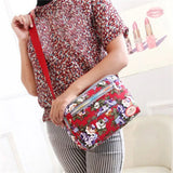 Canvas Shoulder Diagonal Small Square Handbag Large Capacity Crossbody Bag