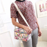 Canvas Shoulder Diagonal Small Square Handbag Large Capacity Crossbody Bag
