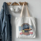 Women's Canvas Shoulder Shopper Bags Reusable Cotton Tote Bags Handbag