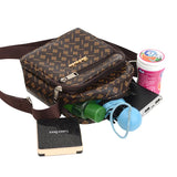 Women's Crossbody Bag PU Leather Leisure Shoulder Bag Messenger Bag