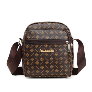 Women's Crossbody Bag PU Leather Leisure Shoulder Bag Messenger Bag