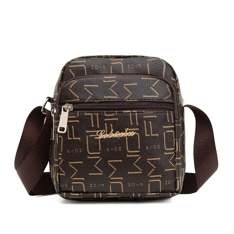 Women's Crossbody Bag PU Leather Leisure Shoulder Bag Messenger Bag