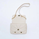 Rivet Quilted Crossbody Bag Small Flap Shoulder Bag