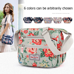 Women's Large Shoulder Bag Crossbody Waterproof Nylon Messenger