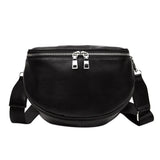 Women's Small Messenger Bag Crossbody Semicircle Shoulder Bag