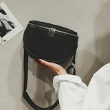 Women's Small Messenger Bag Crossbody Semicircle Shoulder Bag