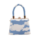 Japanese Summer Print Landscape Mini Handbag