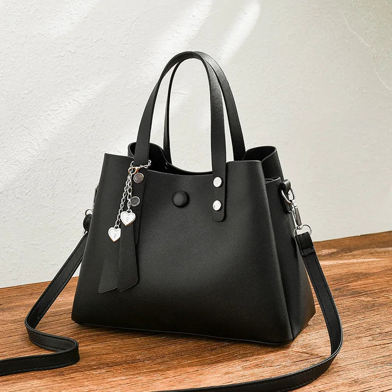 PU Soft Leather Women's Shoulder Bag Messenger Handbag