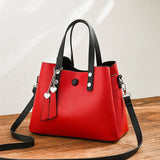 PU Soft Leather Women's Shoulder Bag Messenger Handbag