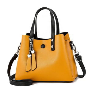 PU Soft Leather Women's Shoulder Bag Messenger Handbag