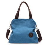 Casual Art Canvas Bag Women Shoulder Messenger Mori Student Big Purse Handbags